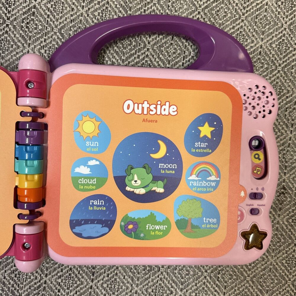 Leap Frog Scout and Violet 100 Words Book (Pink) Excellent Condition-Works - Picture 7 of 11